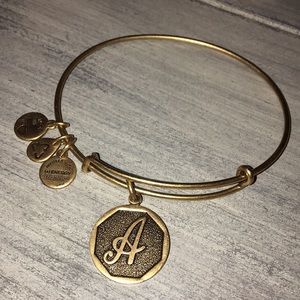 Alex and Ani initial bracelet